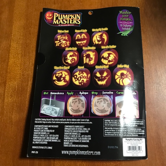 Halloween Pumpkin Masters Pumpkin Carving Kits for New with tag - Picture 7 of 13